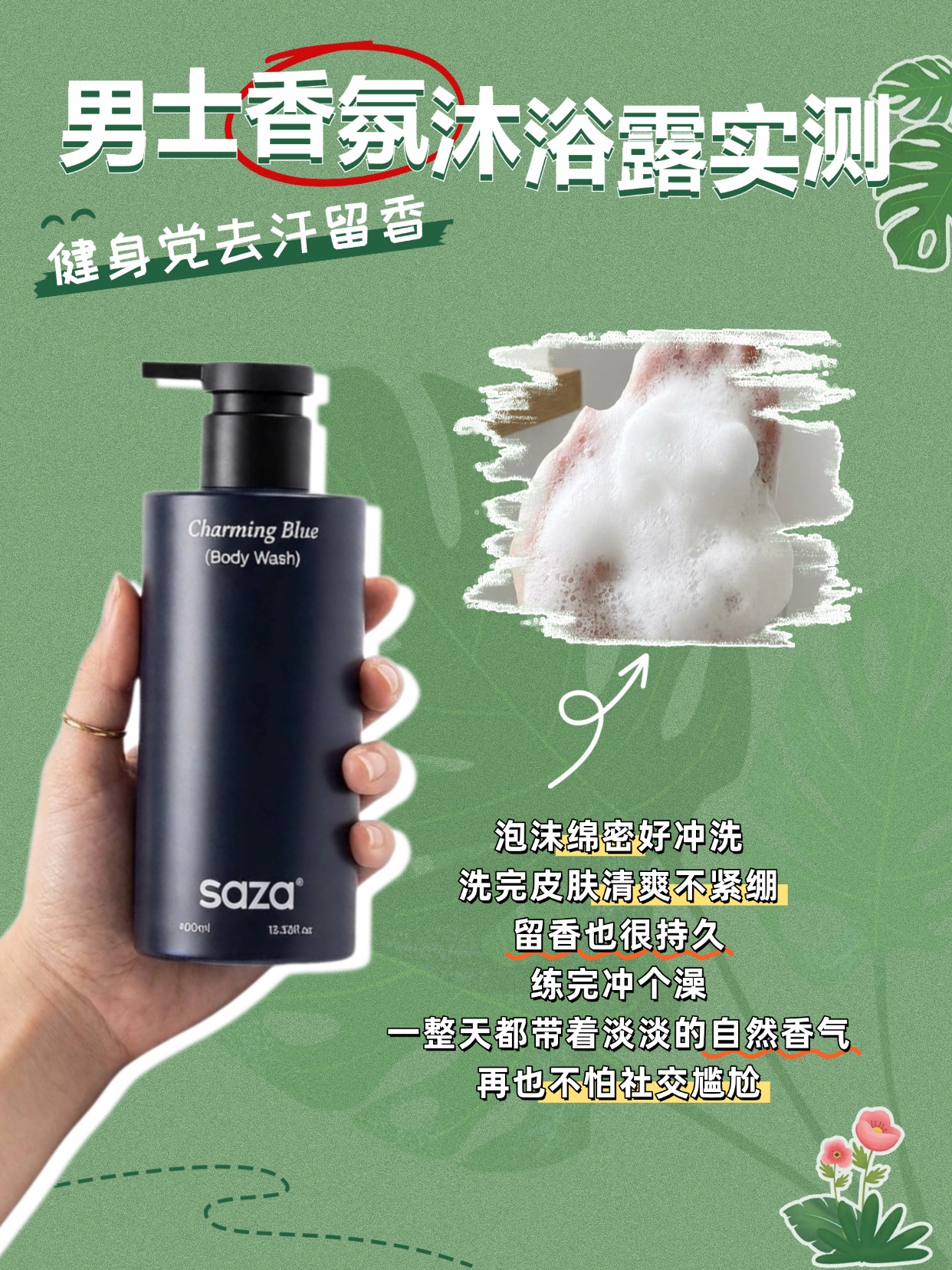 男士个护指南:魅蓝香氛沐浴露留香效果实测-图片1